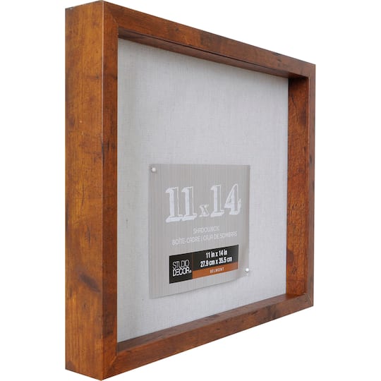 Honey Belmont Shadow Box by Studio Décor®